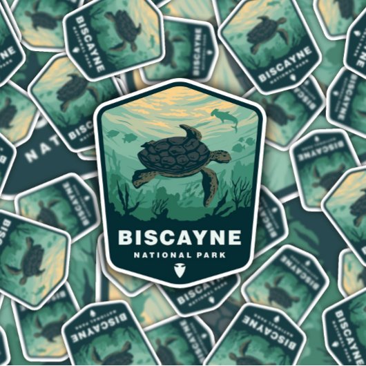 Biscayne National Park Floride | Sticker Die-Cut