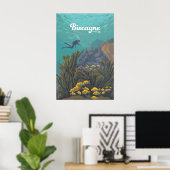 Biscayne National Park Reisposter Poster (Thuiskantoor)