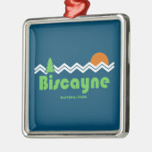 Biscayne National Park Retro Metalen Ornament (Links)