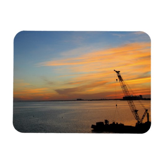 Biscayne zonsondergang magneet (Horizontaal)