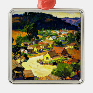 Bischoff - Cambria, een vreedzame Californische st Metalen Ornament