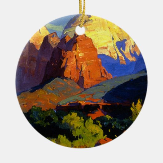 Bischoff - Zion Park Keramisch Ornament (Voorkant)