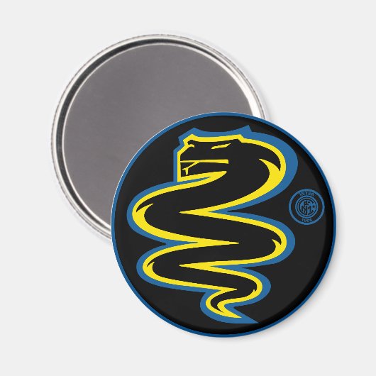 Biscione Inter - aimant noir (Recto/Verso)