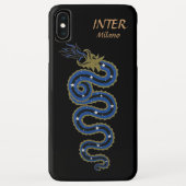 Biscione Nerazzurro, coque iphone (noir) (Dos)