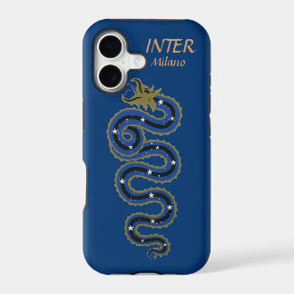 Biscione Nerazzurro, iphone 5 Hoesje (blu)