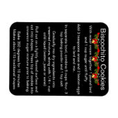 Biscochito New Mexico's official cookie recipe Magneet (Horizontaal)
