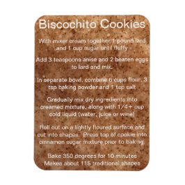 Biscochito New Mexico's officiële koekjesrecept Magneet