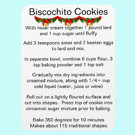 Biscochito New Mexico's officiële koekjesrecept Magneet