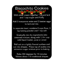 Biscochito New Mexico's officiële koekjesrecept Magneet