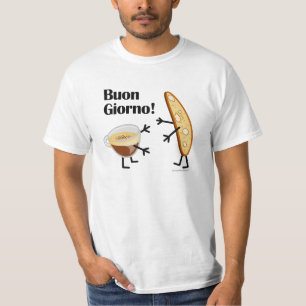 Biscotti & Coffee - Buon Giorno! T-shirt