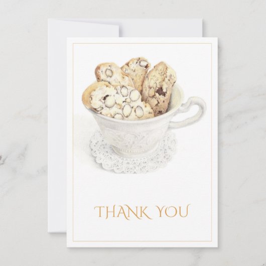 BISCOTTI dank u 4.5x6.25 vlakke Kaart (Voorkant)