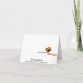 Biscotti et café Anniversaire Carte (Dos)