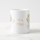 BISCOTTI "HEURE DU THÉ" Grande Tasse Blanche (Devant)
