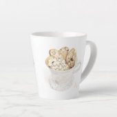 BISCOTTI Latte Mok + Initiaal (Rechterhoek)