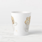 BISCOTTI Latte Mok + Initiaal (Voorkant)