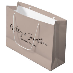 Biscotti Mariage personnalisé Grand sac cadeau