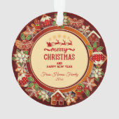 & Biscuit de Noël personnalisé pour Noël (dos)