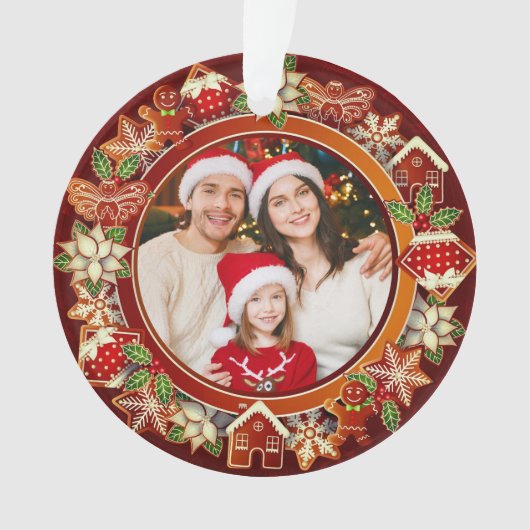 & Biscuit de Noël personnalisé pour Noël (devant)