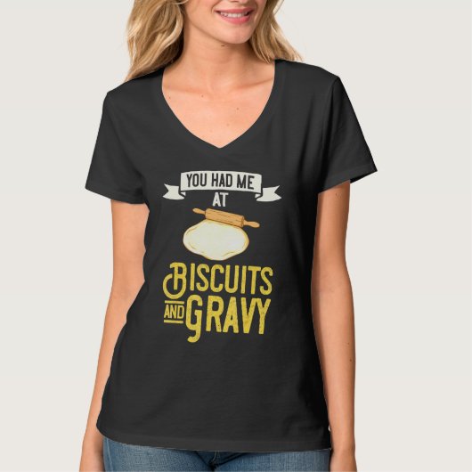 Biscuit en gravy Dough Mix Cookies T-shirt (Voorkant)