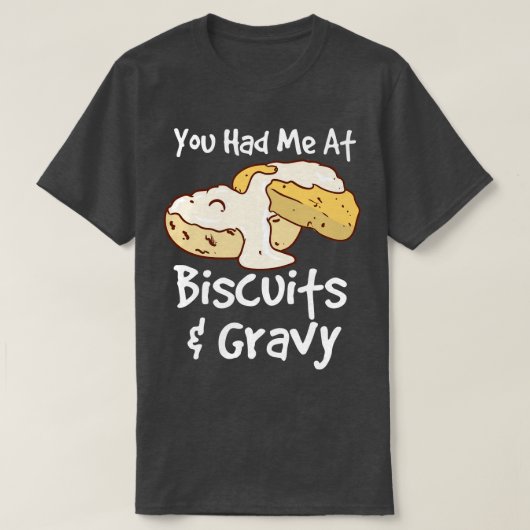 Biscuit en jus bakken t-shirt (Design voorkant)