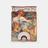 Biscuit, Mucha Fleece Deken (Voorkant)