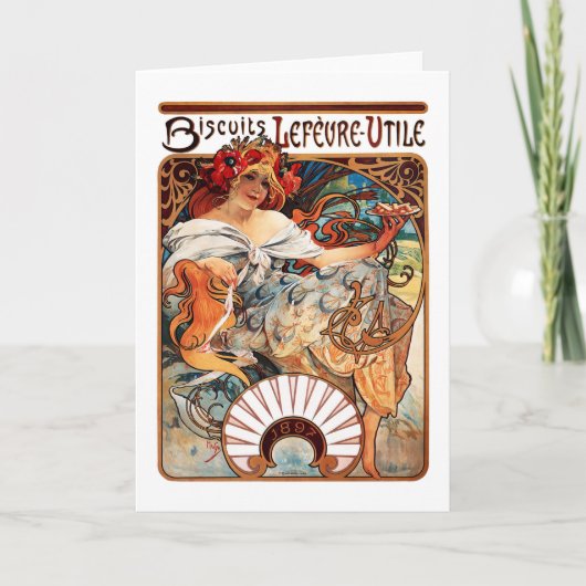 Biscuit, Mucha Kaart (Voorkant)