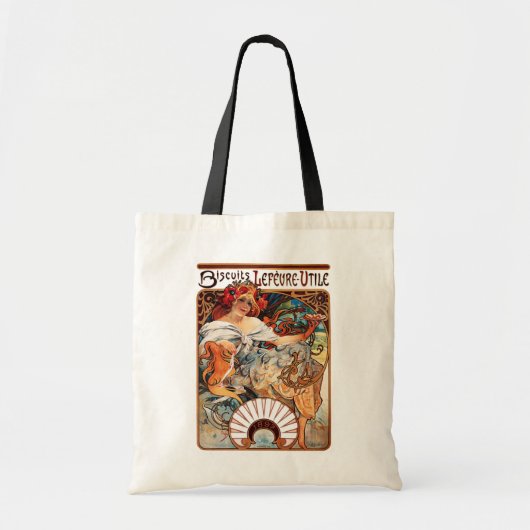 Biscuit, Mucha Tote Bag (Voorkant)
