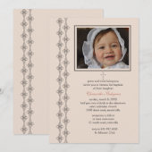 Biscuit Photo Invitation (Devant / Derrière)