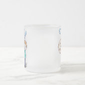 "BISCUIT !" Tasse en verre givré (Centre)