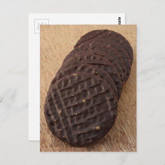 Biscuits au chocolat / Carte postale Cookies (Devant / Derrière)