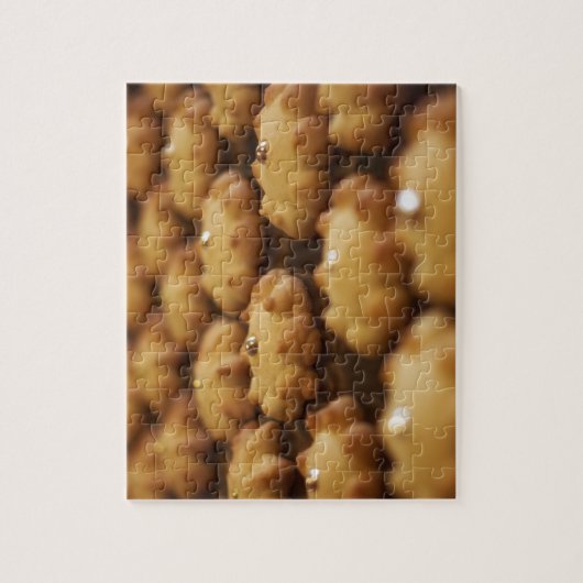 Biscuits avec le puzzle comestible d'or (Vertical)