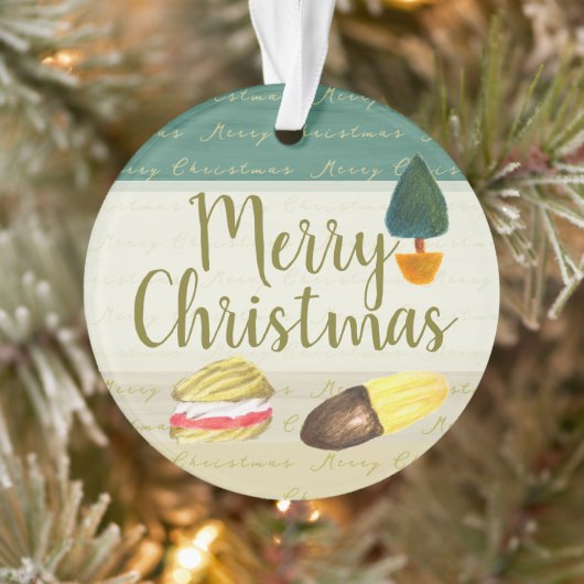 Biscuits Cookies Noël Acrylique Rustique Cosy (Arbre)