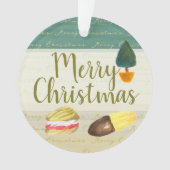 Biscuits Cookies Noël Acrylique Rustique Cosy (devant)