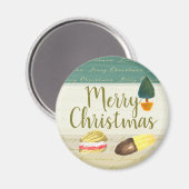 Biscuits Cookies Noël Rustique Cosy Aimant (Recto/Verso)