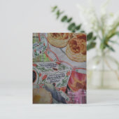biscuits en boter Collage Briefkaart (Staand voorkant)