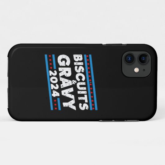 Biscuits en jus 2024 presidentsverkiezingen Case-Mate iPhone case (Achterkant (horizontaal))
