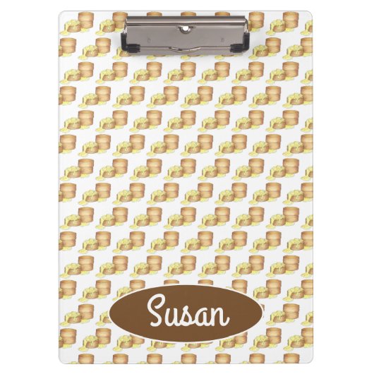 Biscuits en sauskorrelige Chef Diner Restaurant Klembord (Voorkant)