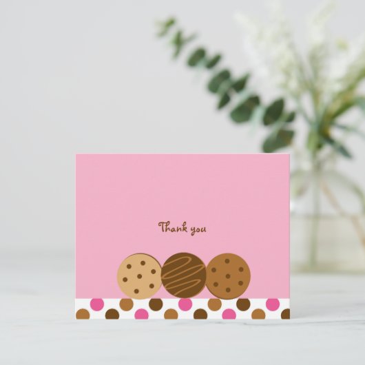 Biscuits et cartes de note de Merci de lait (Debout devant)