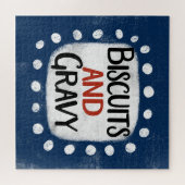 Biscuits Et Puzzle Gravé (Horizontal)