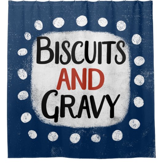 Biscuits Et Rideau De Douche Gravée (Devant)