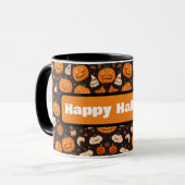 Biscuits fins d'Halloween Gingerbread Café Mug (Devant gauche)
