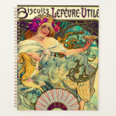 Biscuits Lefevre-Utile by Alphonse Mucha (1896) Planner (Voorkant)