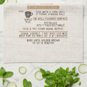 Biscuits Recette Serviette de cuisine (Plié)