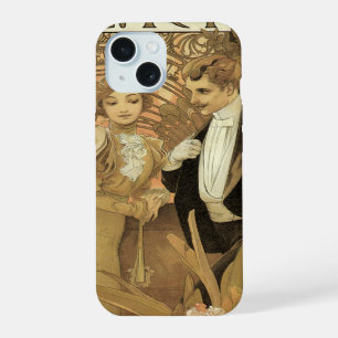Biscuits vintages Art Nouveau Flirt, Alphonse Much