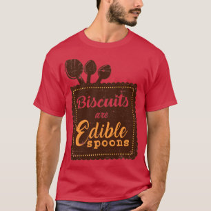Biscuits zijn eetbare lepels t-shirt