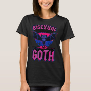 Biseksueel En Goth Gotische Emo Vleermuis Trots Lg T-shirt