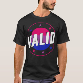 Biseksueel Grappig Geldig Bi Pride Biseksualiteit T-shirt