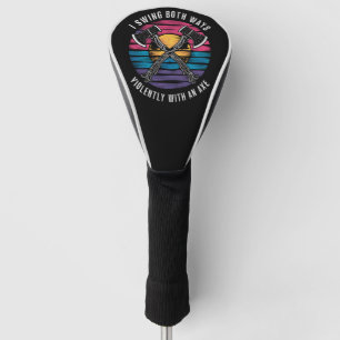 Biseksueel ik swing beide kanten bijl grappige Bi Golfheadcover