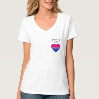 Biseksueel Pride Hart T-shirt