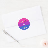 Biseksueel Symbool Awareness Pride Sticker (Envelop)